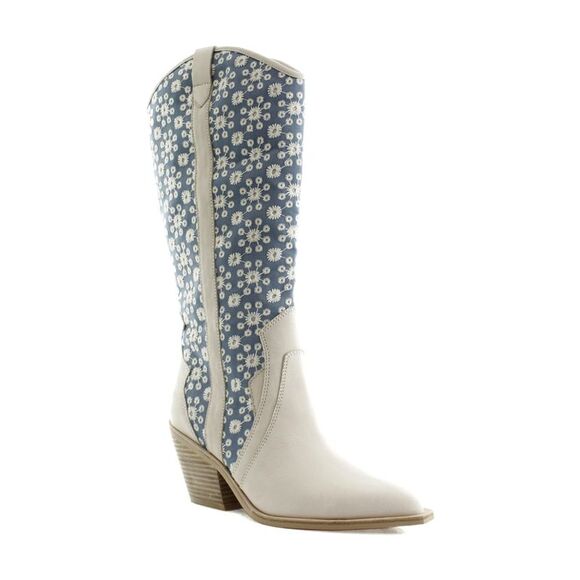 Dolce Vita Shoes - Dolce Vita Navene Blue Floral Fabric